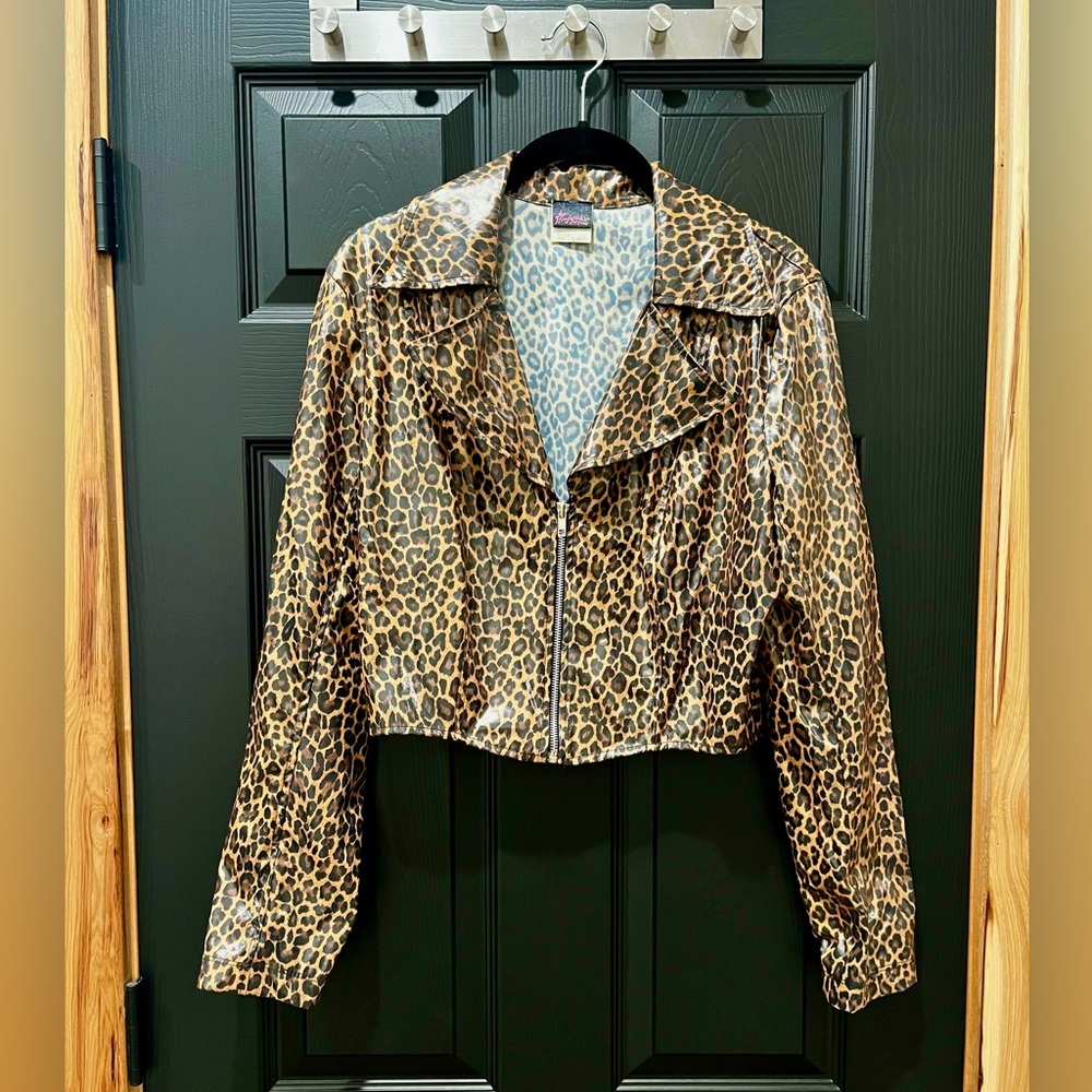 Fredrick’s of Hollywood Leopard Jacket